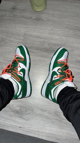 Nike OffWhite x Dunk Low Pine Green photo review