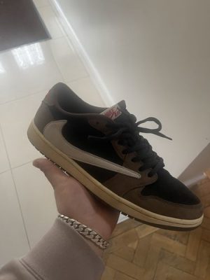 Travis Scott x Air Jordan 1 Low Mocha photo review